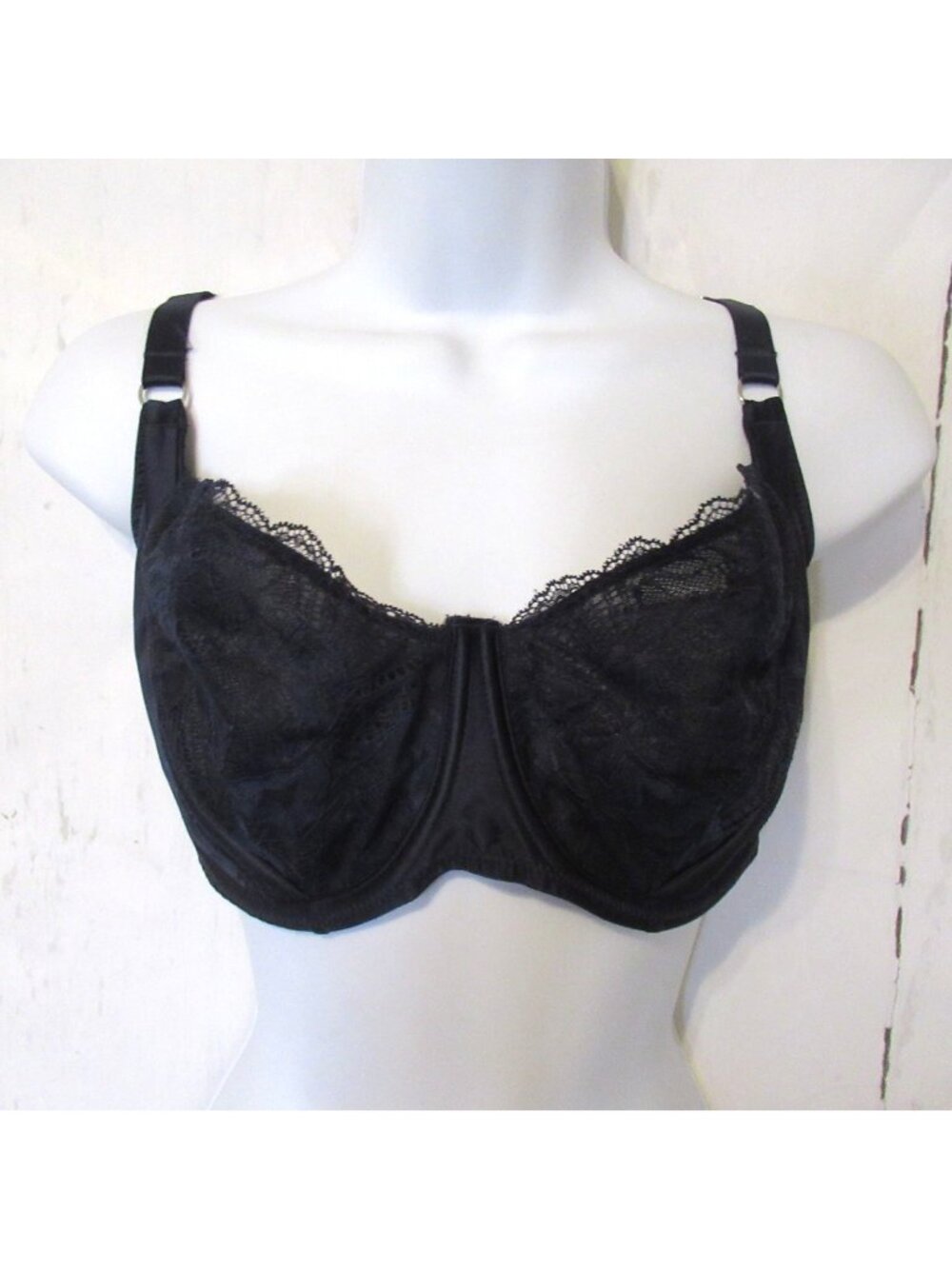 Bravissimo Bra 34G Navy Blue Lace Underwire Back Closure Plus Size
